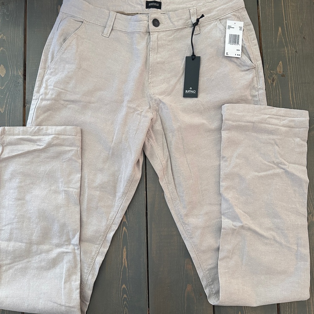 Buffalo David Bitton Tan Chinos Classic Fit